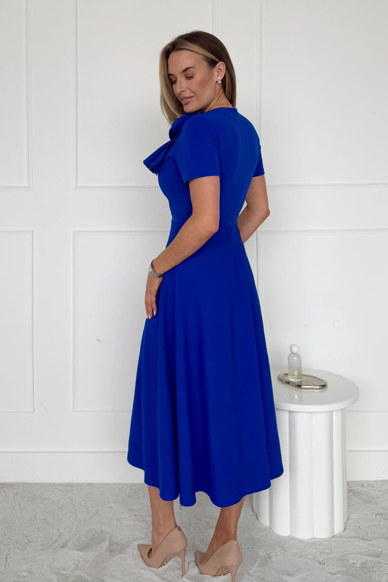 “Minta” Dress In Cobalt Blue