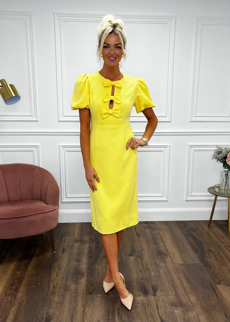 “Perri” Dress In Yellow
