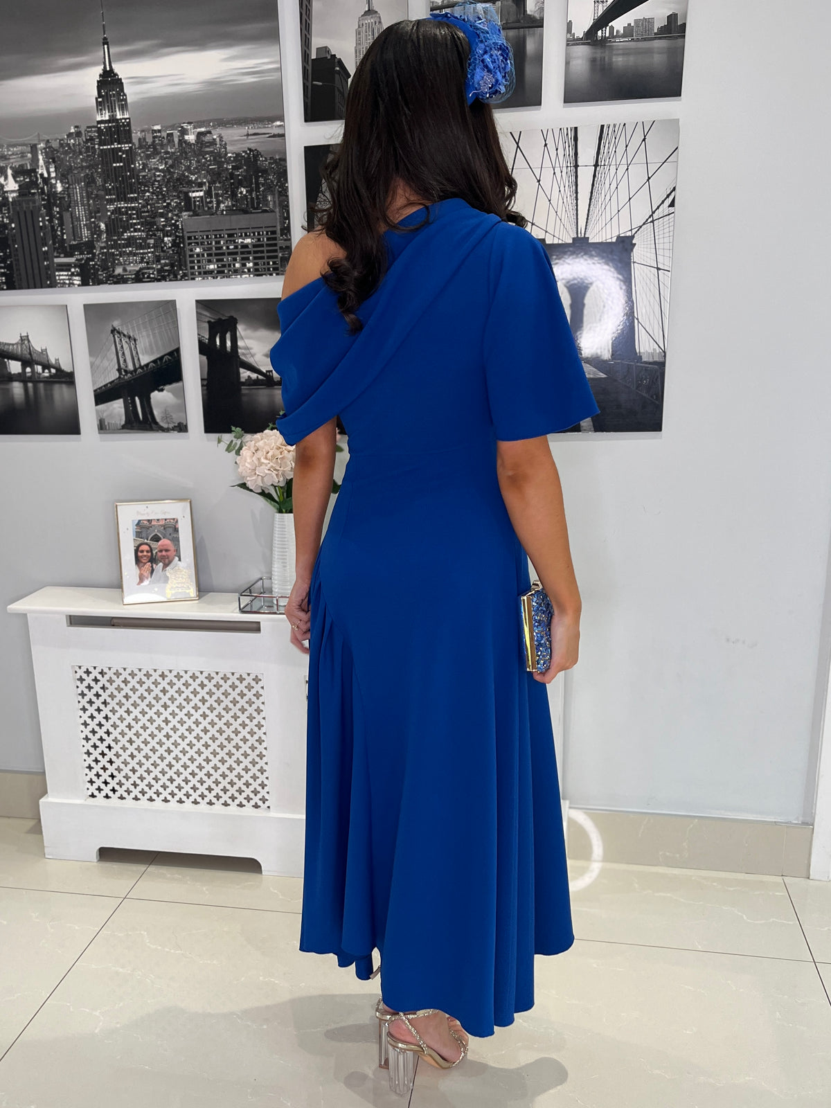 “Francesca” Dress In Royal