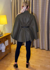 “Nelly” Cape In Khaki