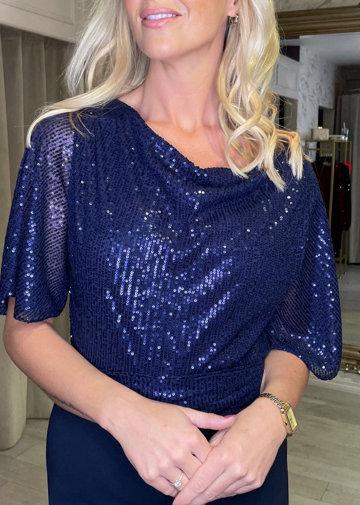 "Críoa" Jumpsuit In Navy