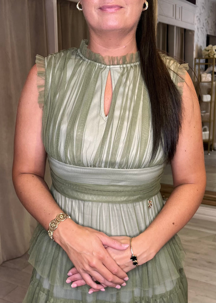 "Valentina" Dress In Green