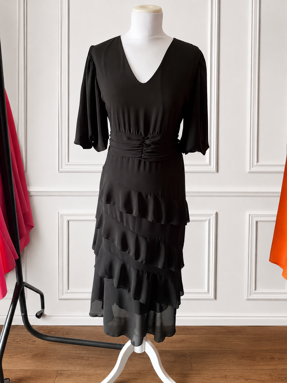 “Polly” Dress In Black