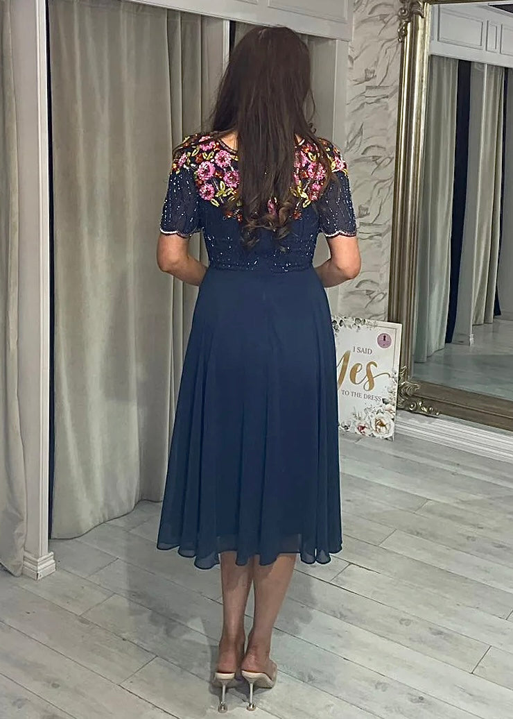 "Eden" Dress In Navy