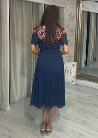 "Eden" Dress In Navy