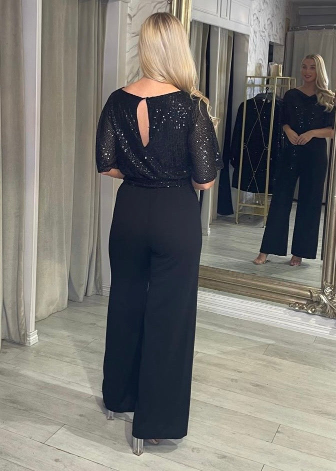 “Críoa" Jumpsuit In Black