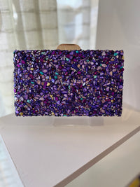 "Kayla" Handbag In Purple