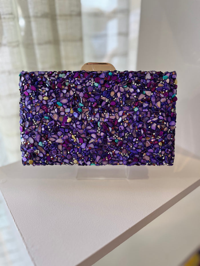 "Kayla" Handbag In Purple