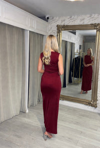 Stacy dress in Burgundy