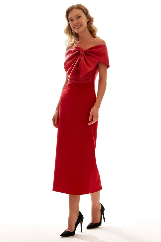 “Savannah” Dress In Red