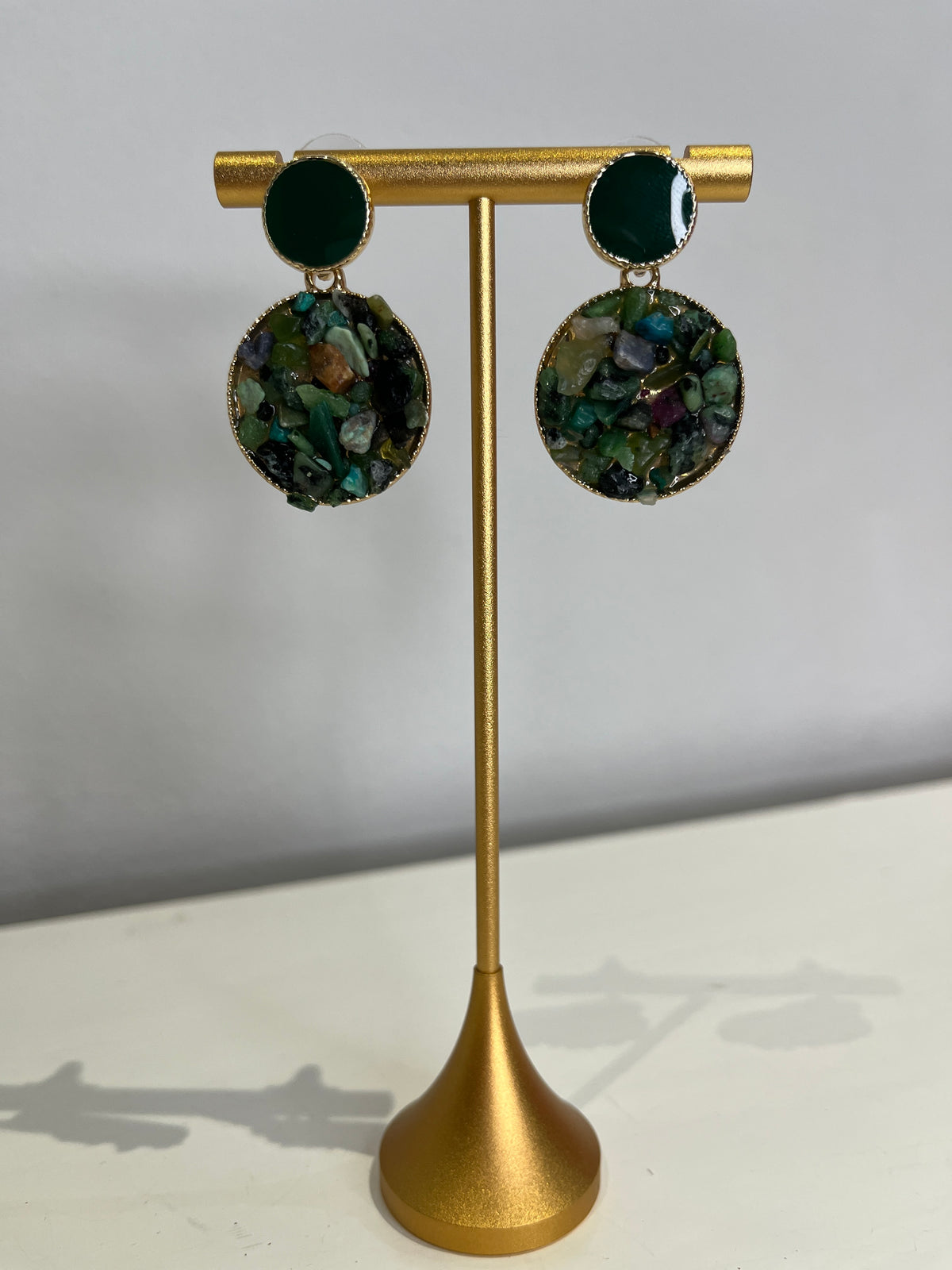 “Kayla” Earrings In Green