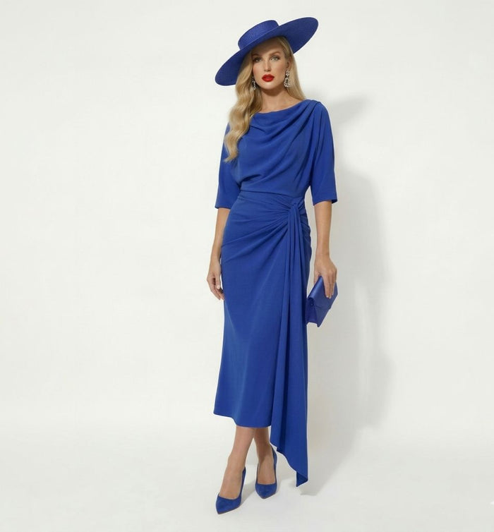Pre-Order "Paula" Dress In Royal Blue