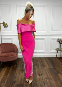 "Isabella" Dress In Pink
