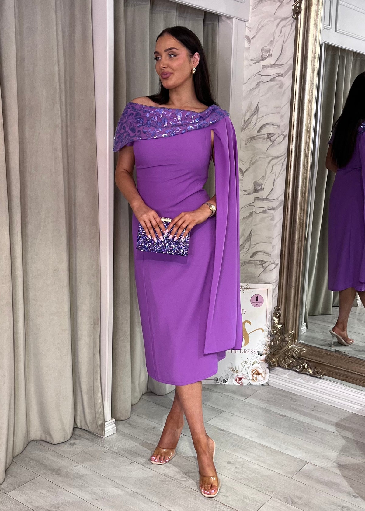 “Jasper” Dress in Purple