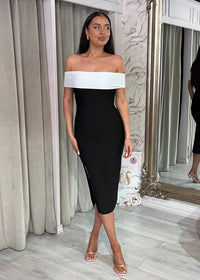 "Remi" Dress In Black & White