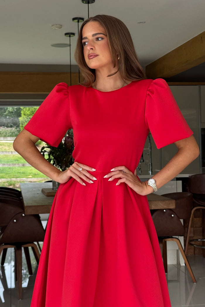 “Elowin” Dress In Red