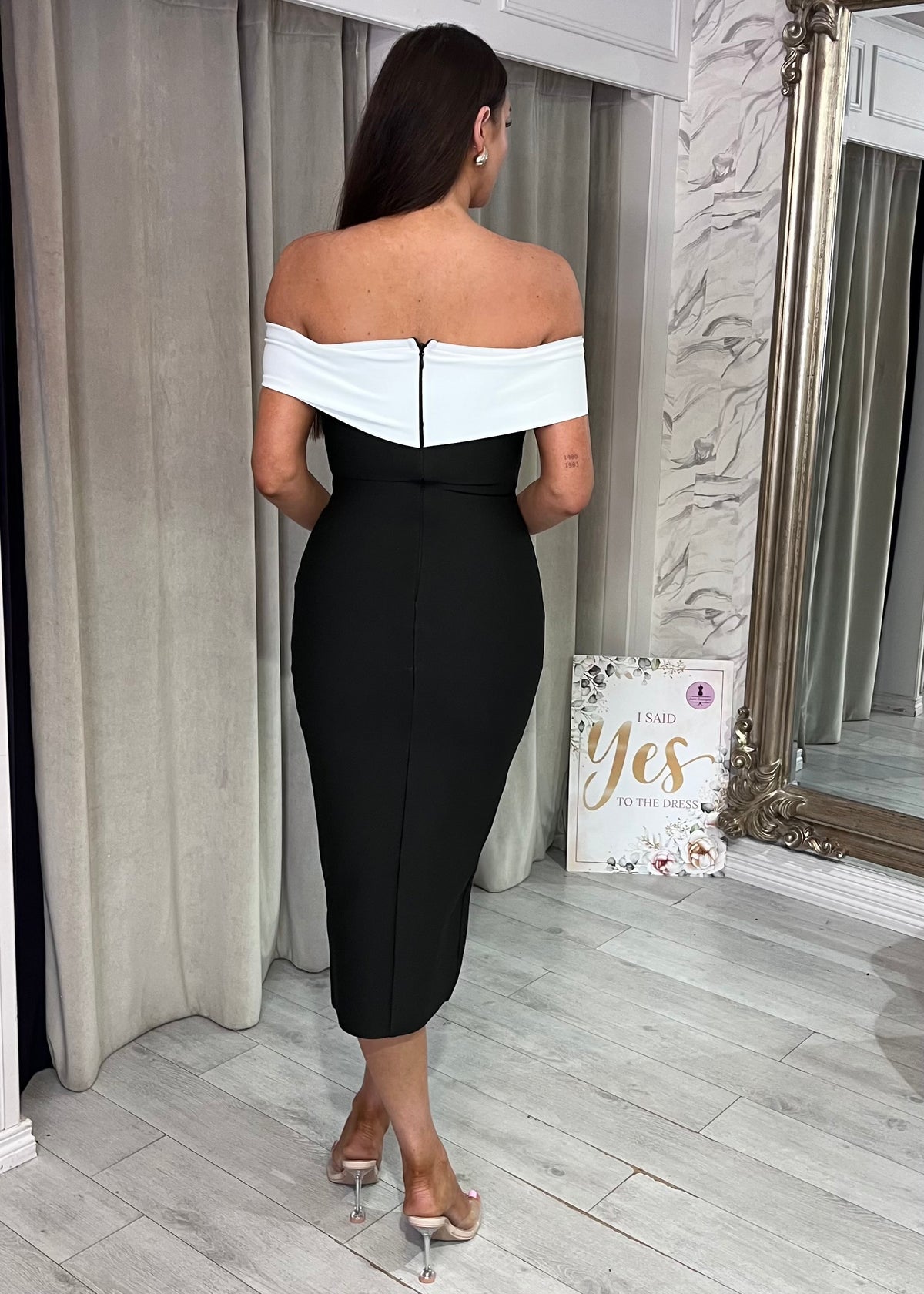 "Remi" Dress In Black & White