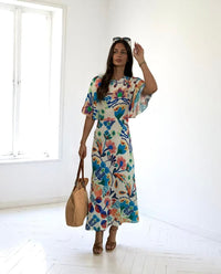 “Rebecca” Dress Multi Print