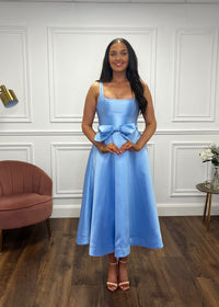 “Aria” Dress In Powder Blue