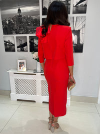 “Mabel” Dress In Red