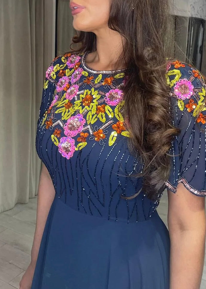 "Eden" Dress In Navy