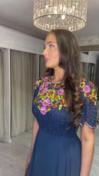 "Eden" Dress In Navy