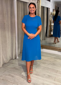 "Martina" Dress In Blue