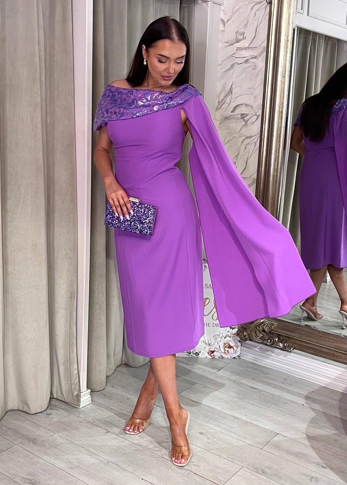 “Jasper” Dress in Purple