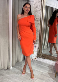“Rudi” Dress In Orange