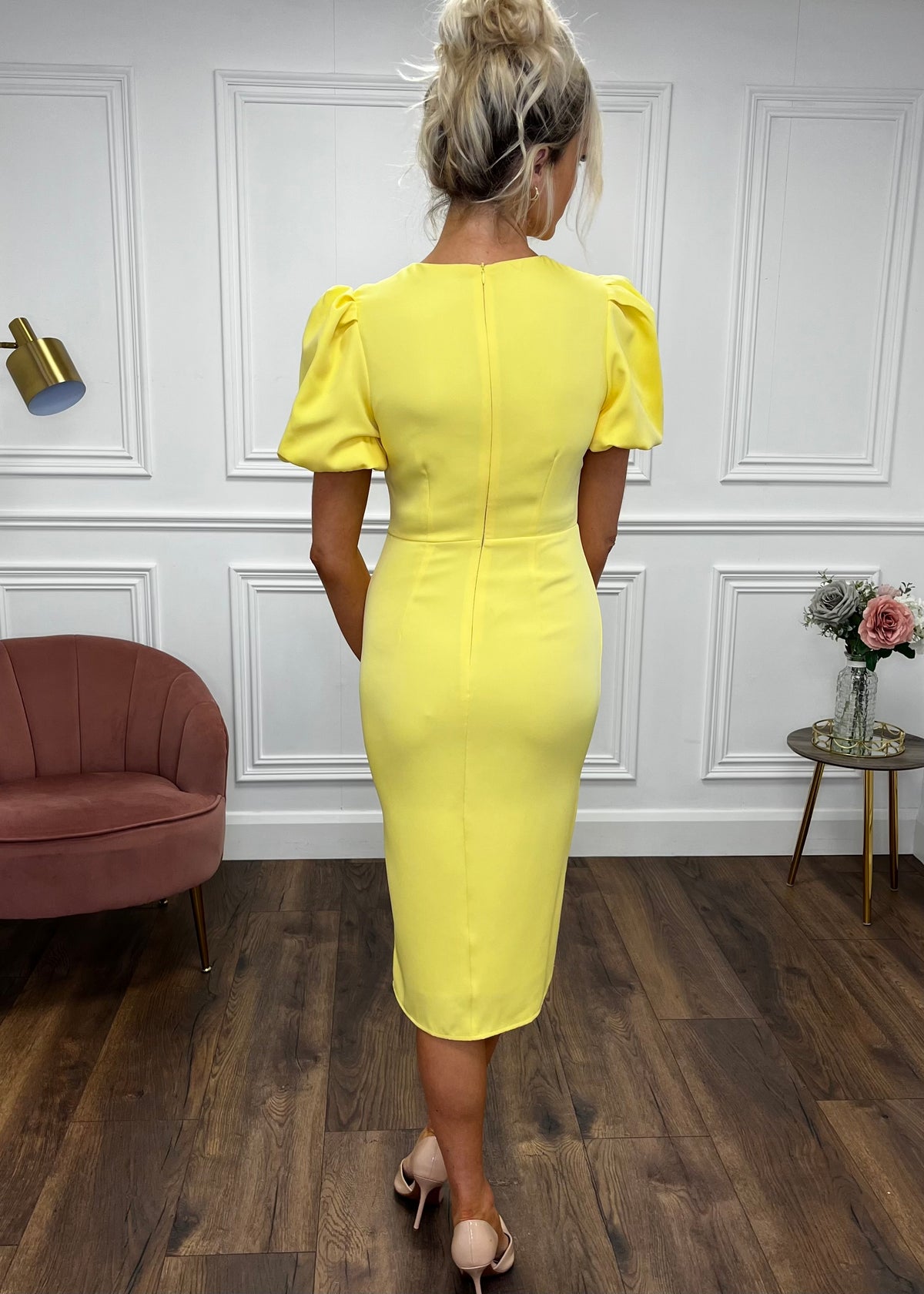 “Perri” Dress In Yellow