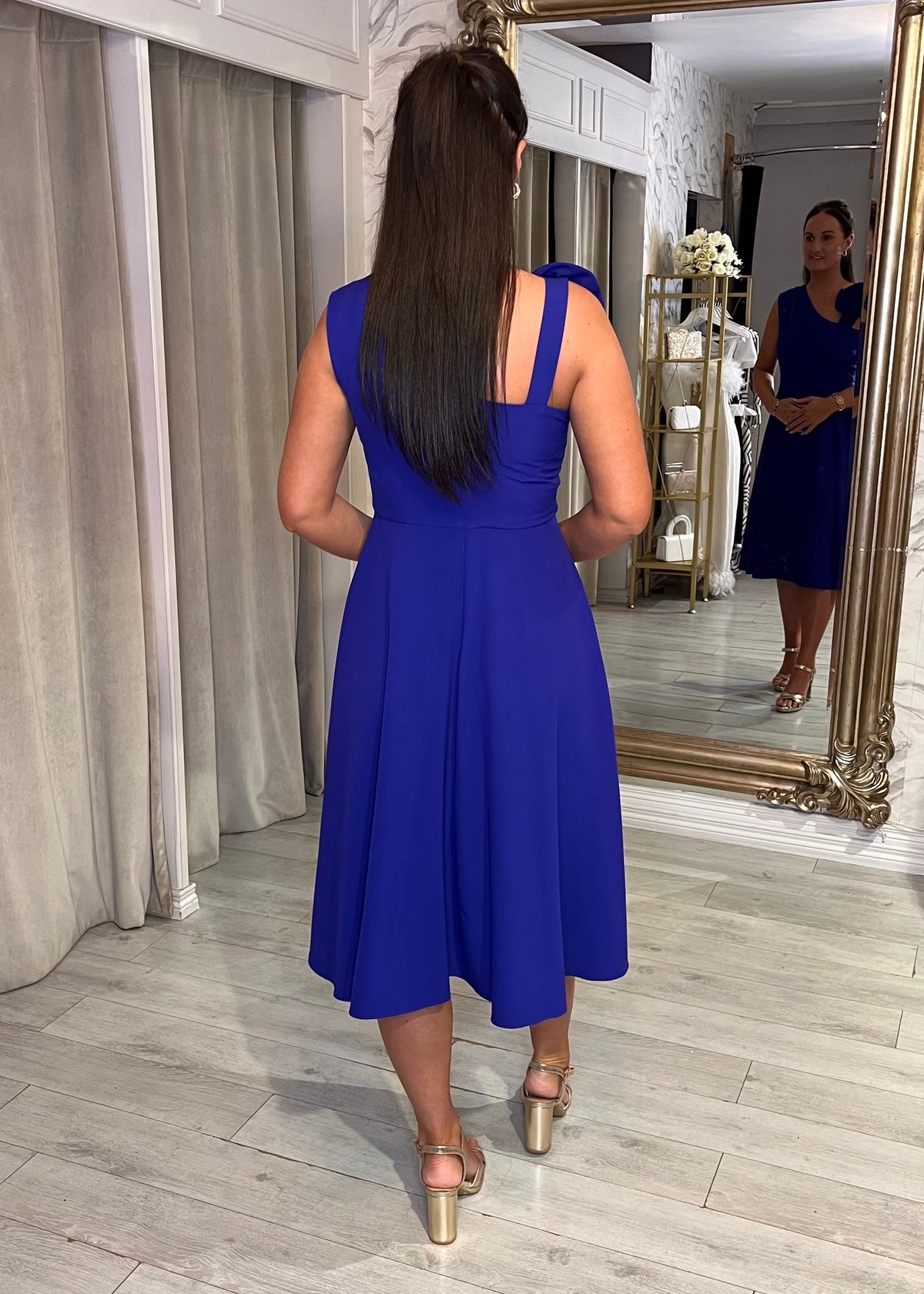 "Nada" Dress In Blue