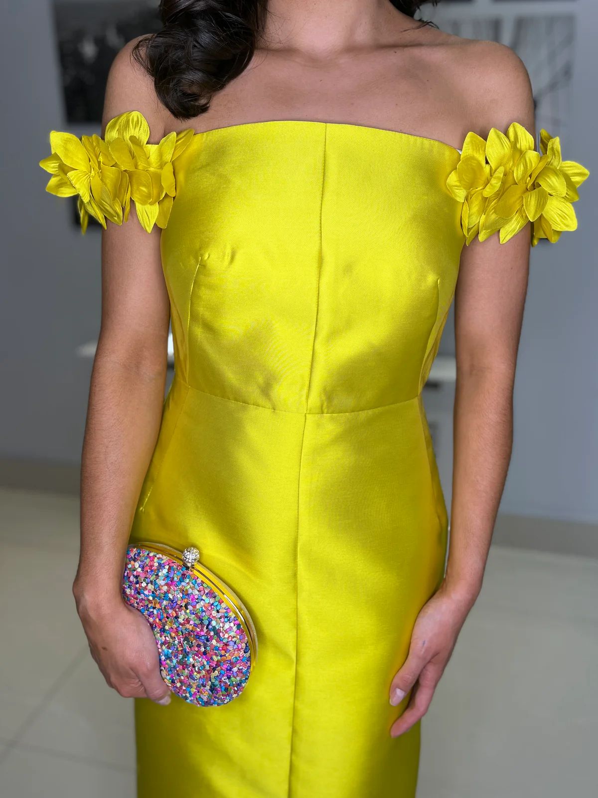 "Lillian" Dress In Yellow