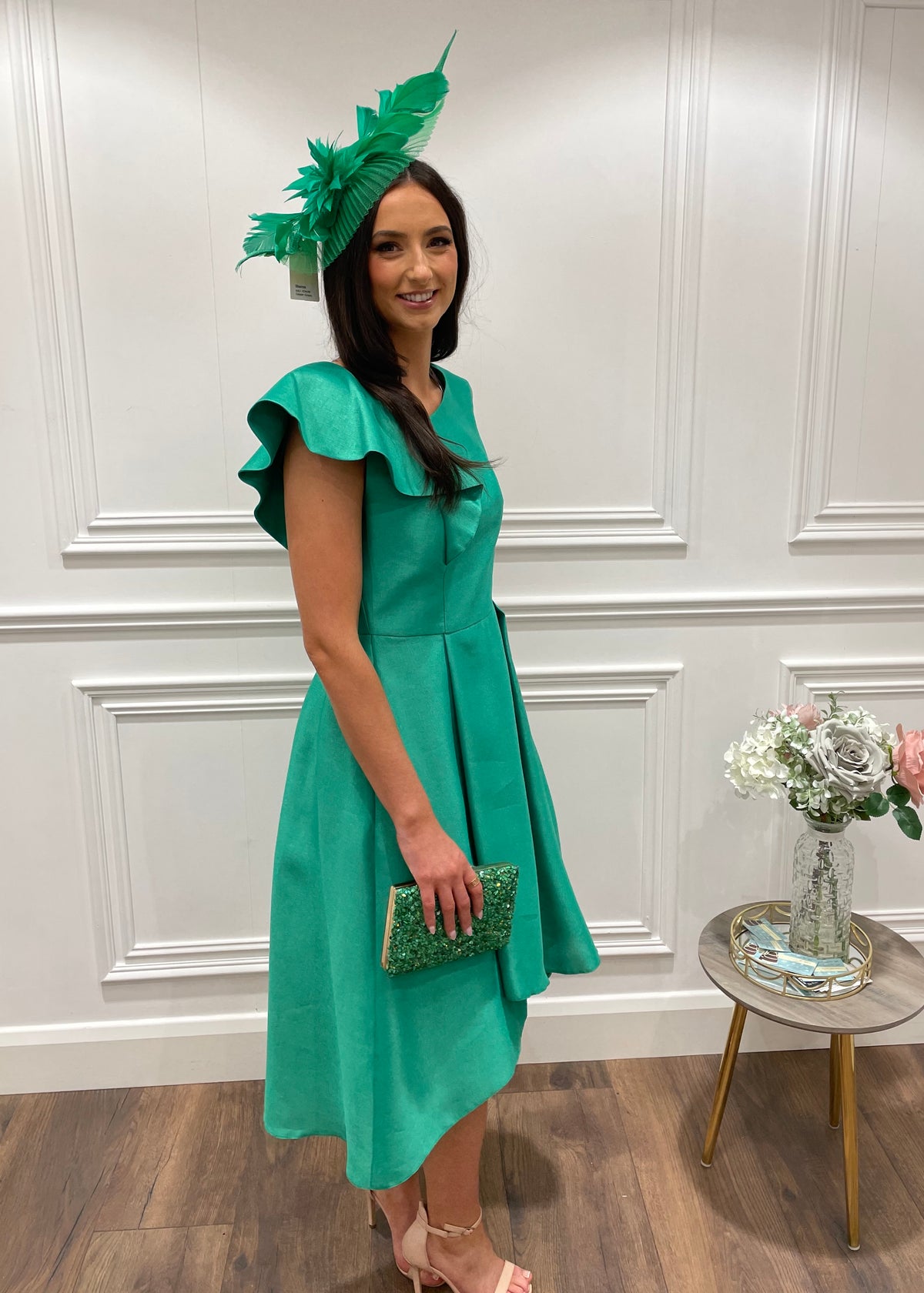 “Jenna” Dress In Green