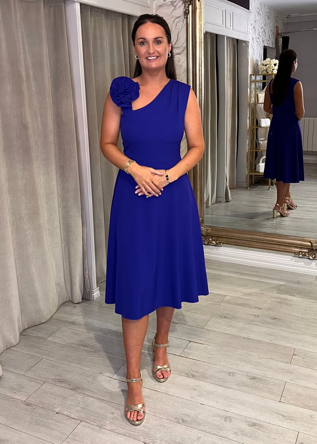 "Nada" Dress In Blue