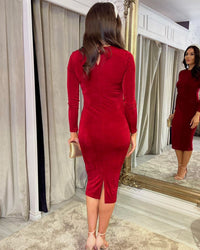 “Florence” Dress In Wine