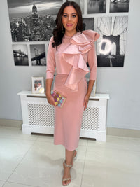 “Mabel” Dress In Blush