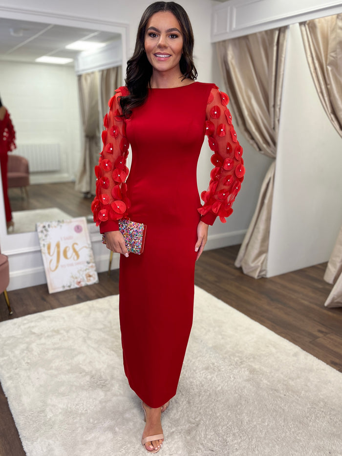 ”Tanya” Dress In Red