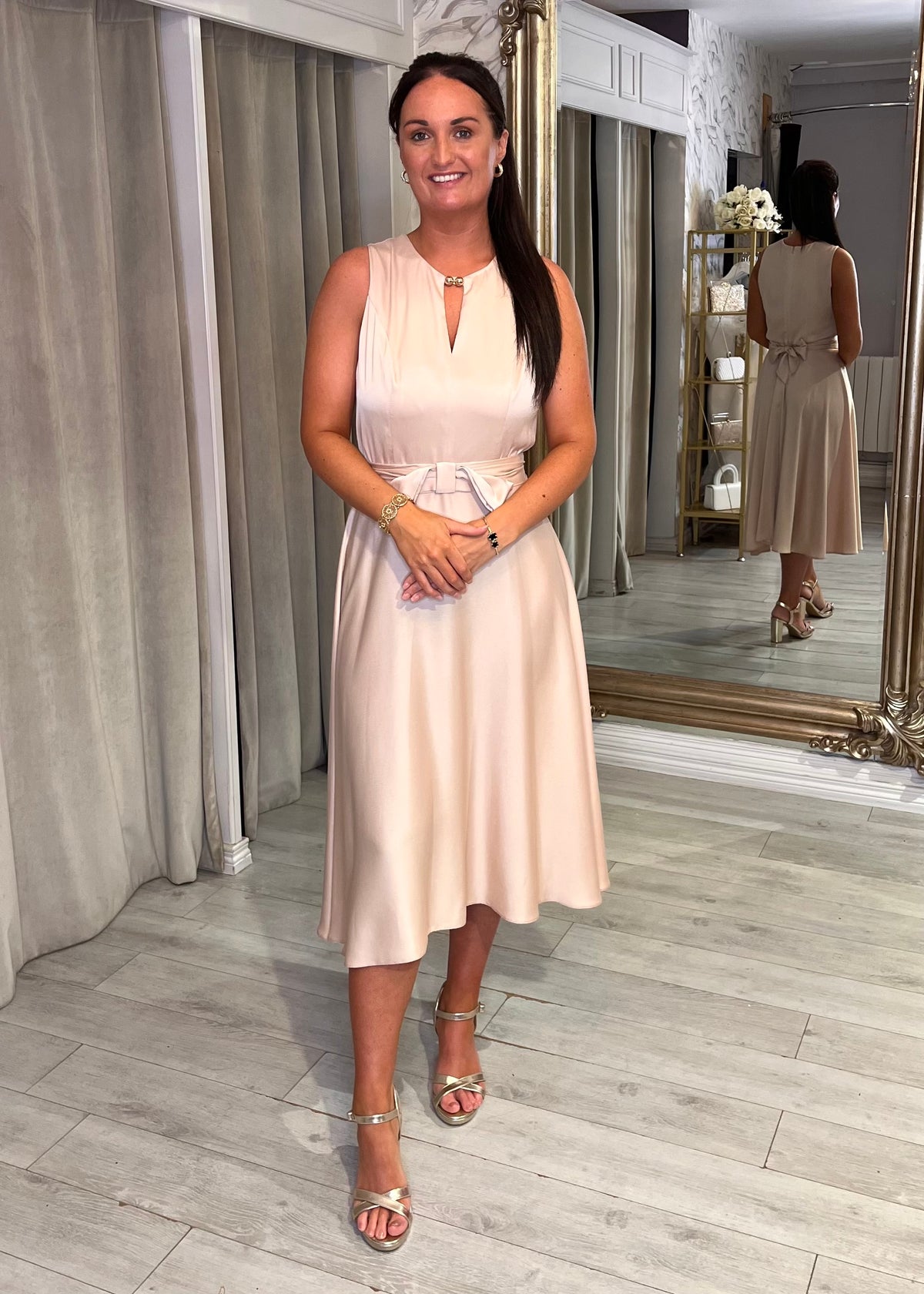 "Gabriel" Dress In Champagne