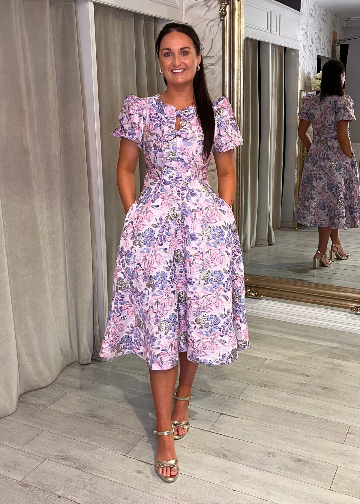 "Priya" Dress In Lilac