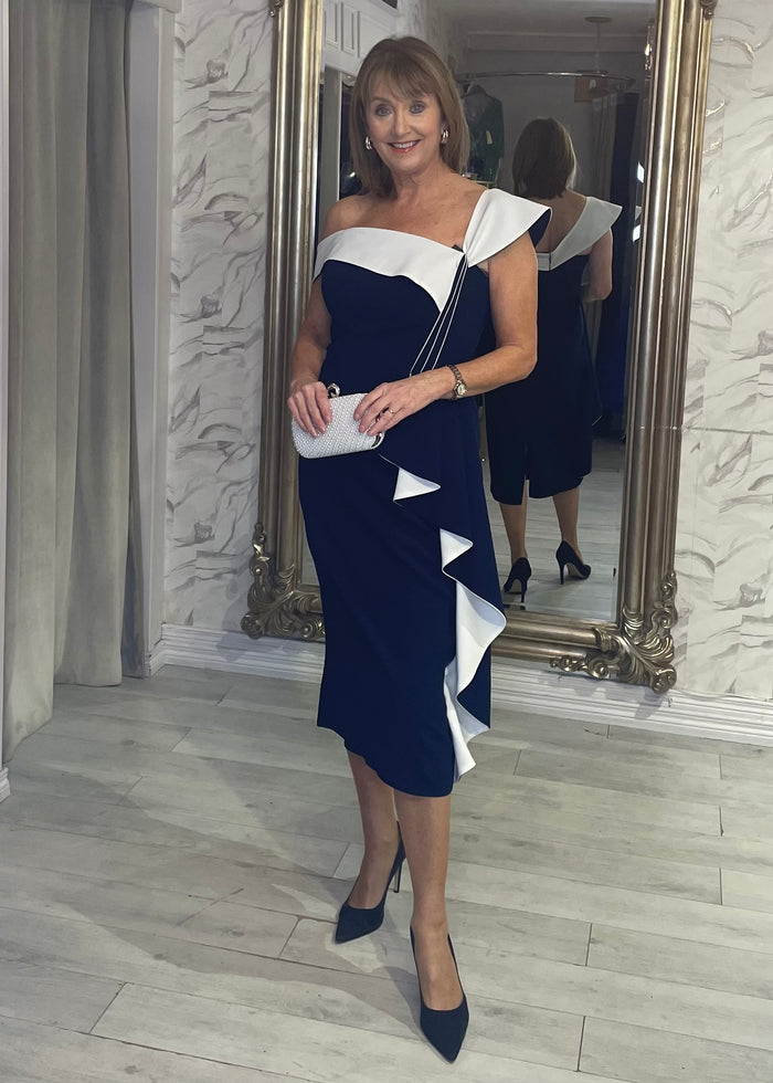 “Berkley” Dress In Navy