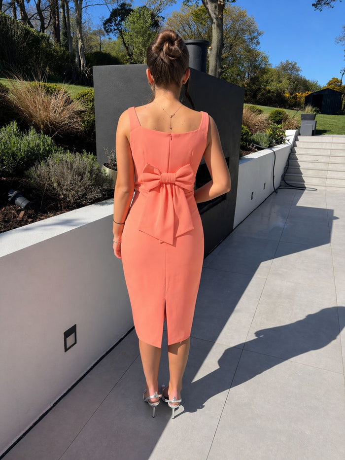 Pre-Order "Clara" Dress In Coral