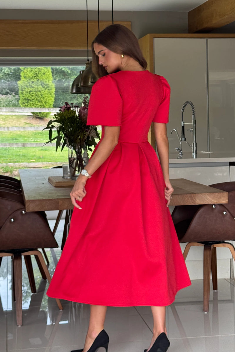 “Elowin” Dress In Red