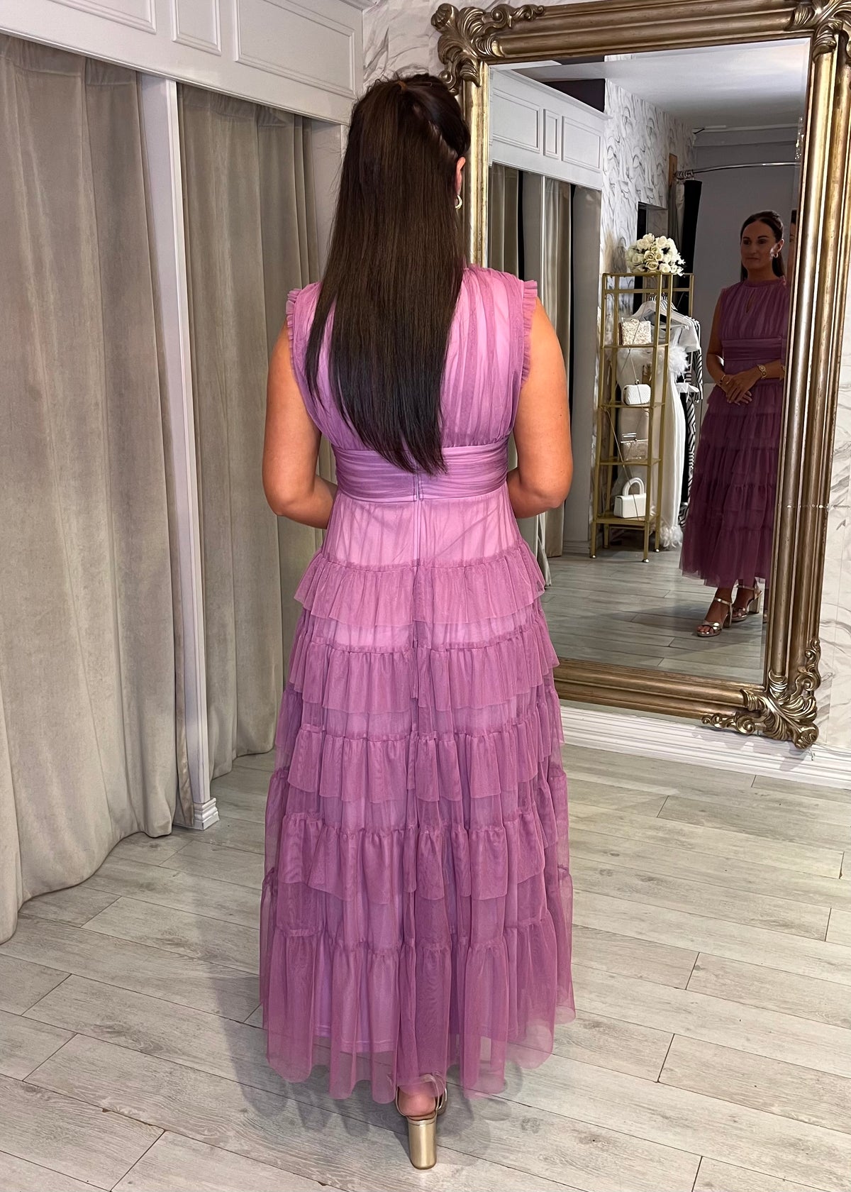 "Valentina " Dress In Light Purple