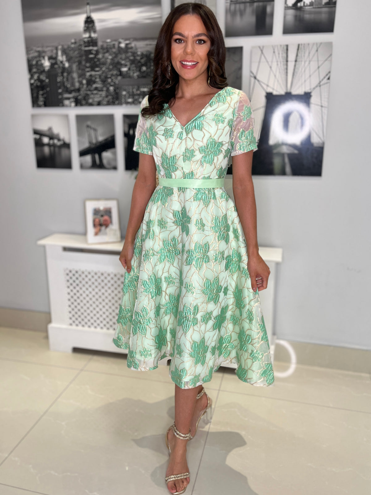 “Hollie” Dress In Green