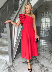 “Penelope” Dress In Red