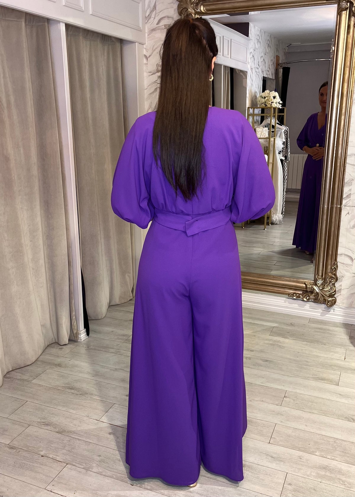 "Katie" Jumpsuit In Purple