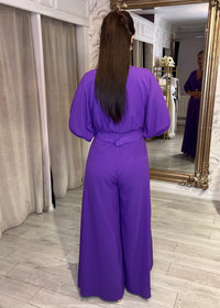 "Katie" Jumpsuit In Purple