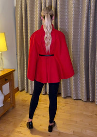 “Nelly” Cape In Red