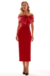 “Savannah” Dress In Red