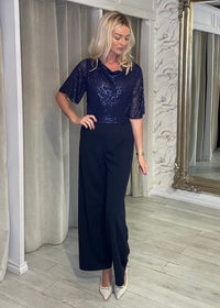 "Críoa" Jumpsuit In Navy